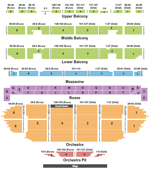 Fabulous Fox Theatre Cirque du Soleil Seating Chart